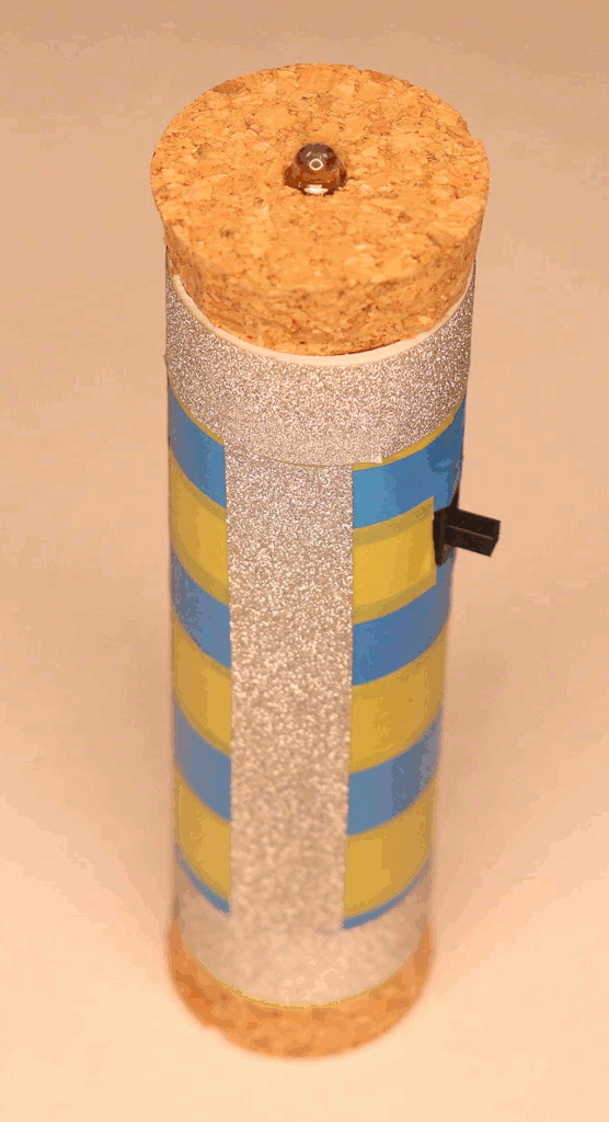 3D-Ansicht der Taschenlampe